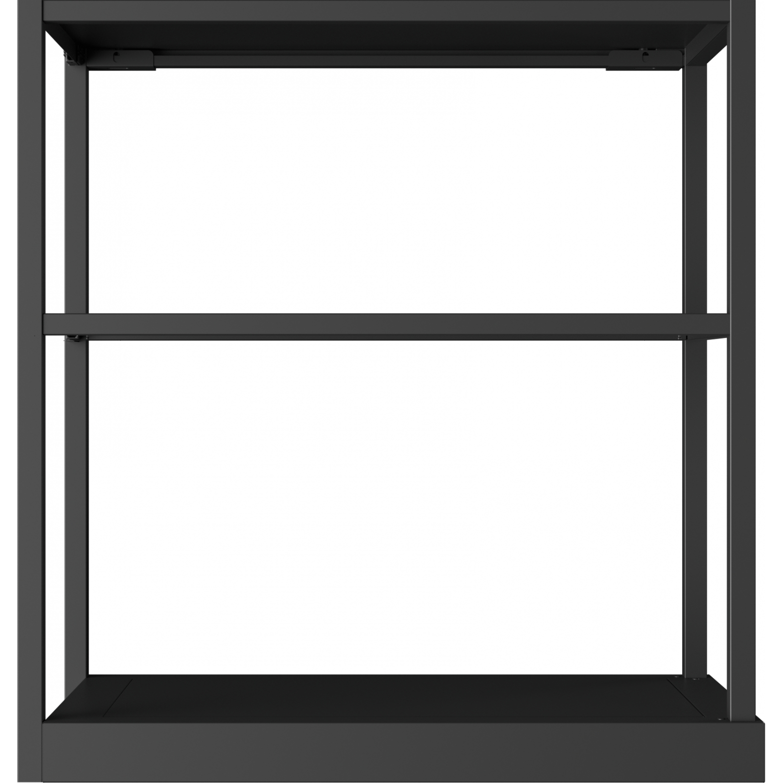 Shelf 4026, 25x15x100cm » MATT BLACK