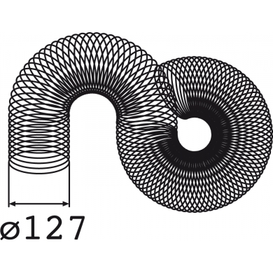 Tubo flessibile/circolare d.130 l.1500