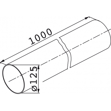 Αεραγωγός Κυκλ. 125mm